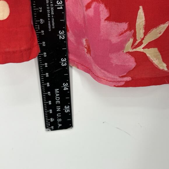 Free People Mini Dress Medium Red Strawberry Combo Date Night Boho - Picture 3 of 7